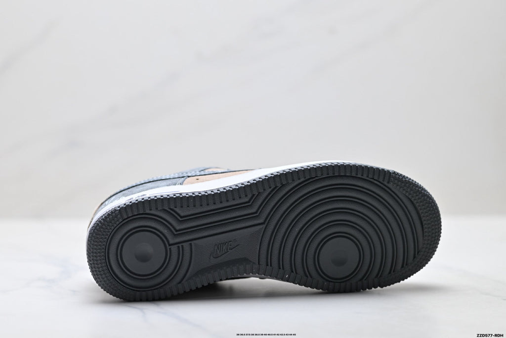 Nike Air Force 1 Low Gray Beige Unisex Sneakers Style 09 detail view 9