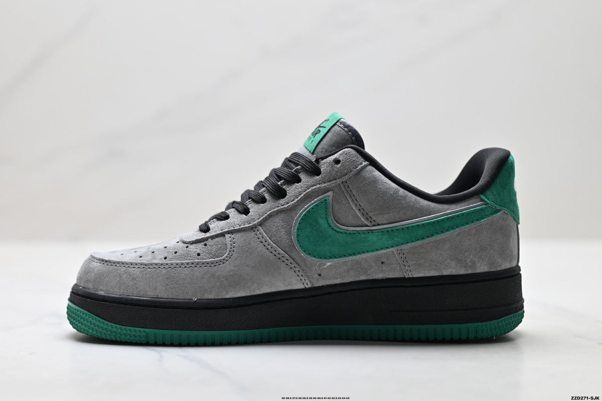 Nike Air Force 1 Low Gray Green Unisex Sneakers Style 13 detail view 4