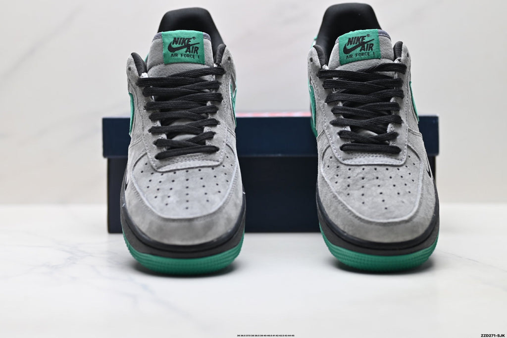 Nike Air Force 1 Low Gray Green Unisex Sneakers Style 13 detail view 8