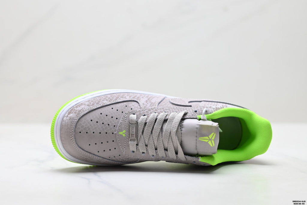 Nike Air Force 1 Low Gray Volt Unisex Sneakers Style 15 detail view 3