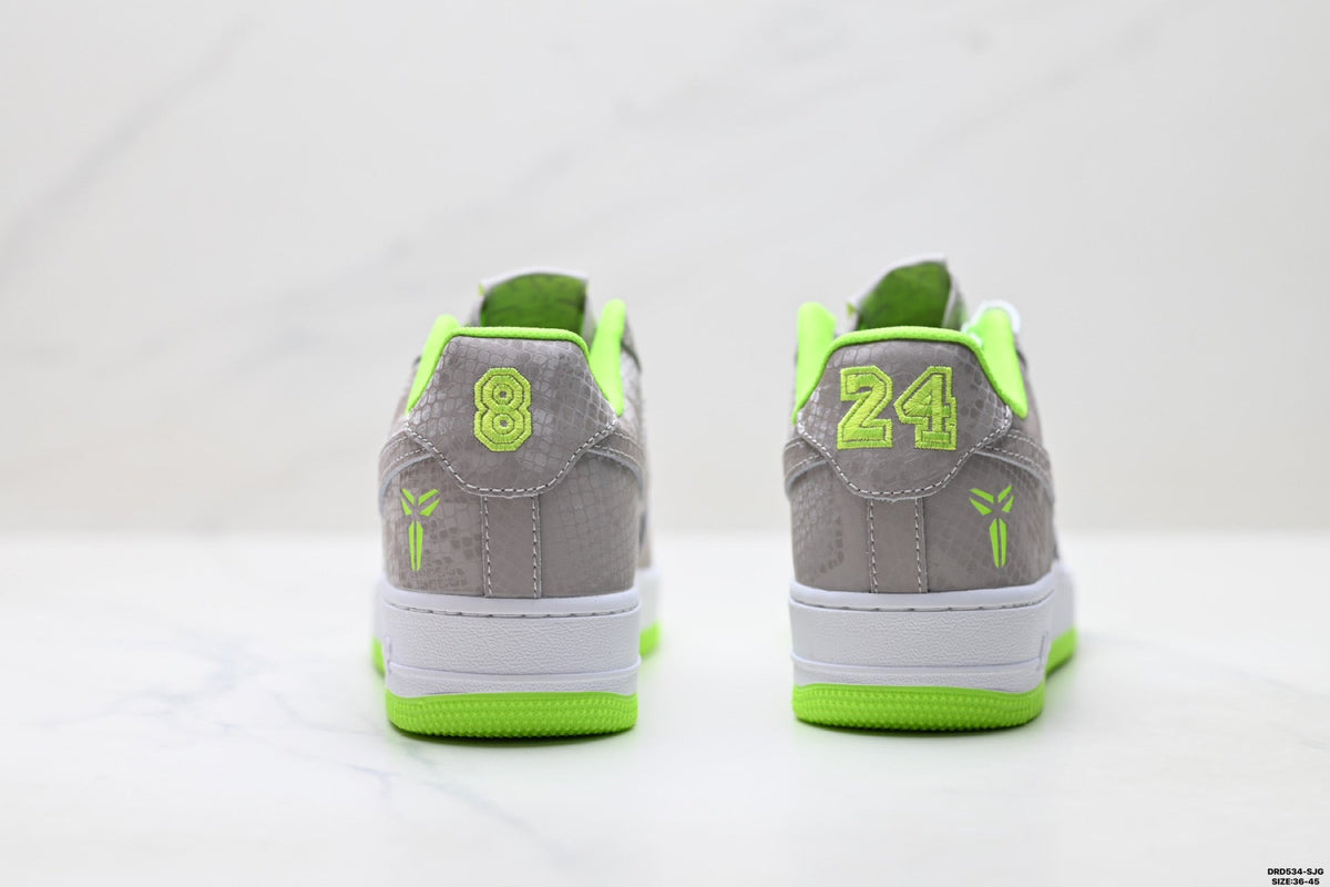 Nike Air Force 1 Low Gray Volt Unisex Sneakers Style 15 detail view 7