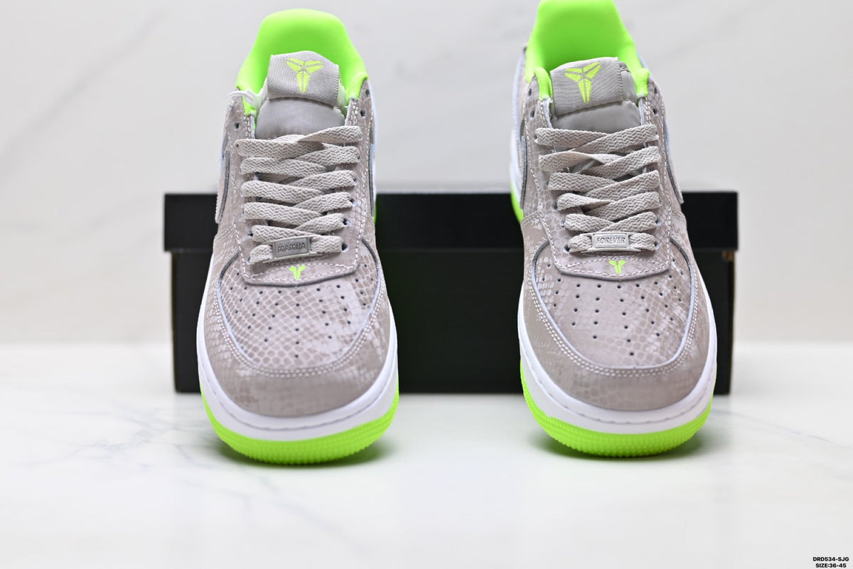 Nike Air Force 1 Low Gray Volt Unisex Sneakers Style 15 detail view 8