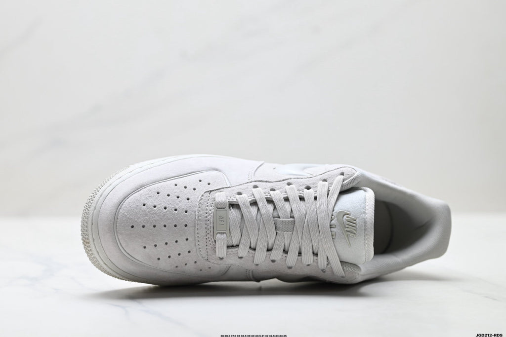 Nike Air Force 1 Low Triple White Unisex Sneakers Style 10 detail view 3