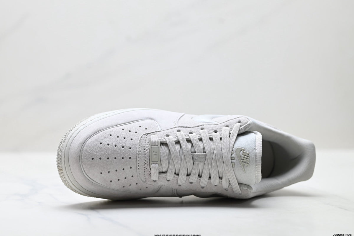 Nike Air Force 1 Low Triple White Unisex Sneakers Style 10 detail view 3