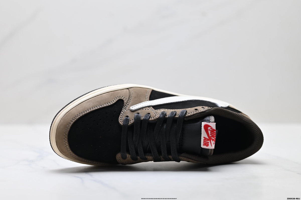 Nike Low-Top Sneakers Black Brown Beige Unisex Style 43 detail view 3