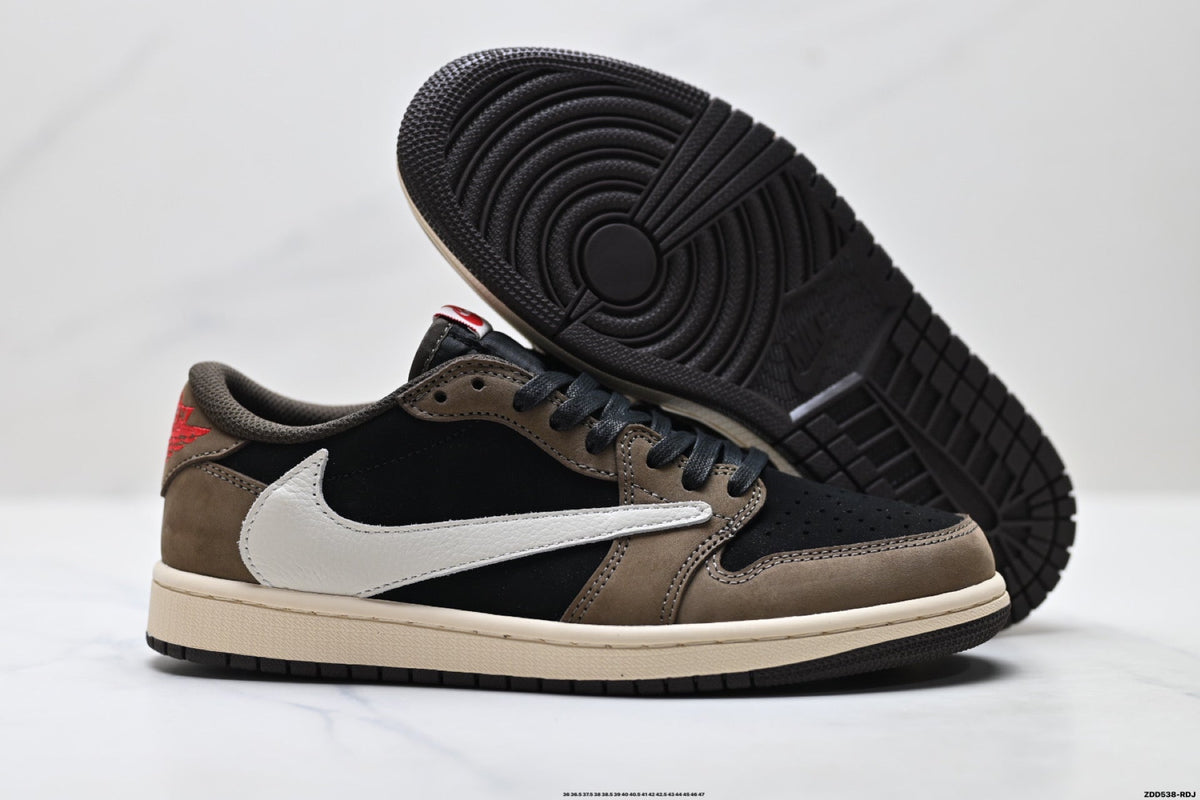 Nike Low-Top Sneakers Black Brown Beige Unisex Style 43 detail view 6