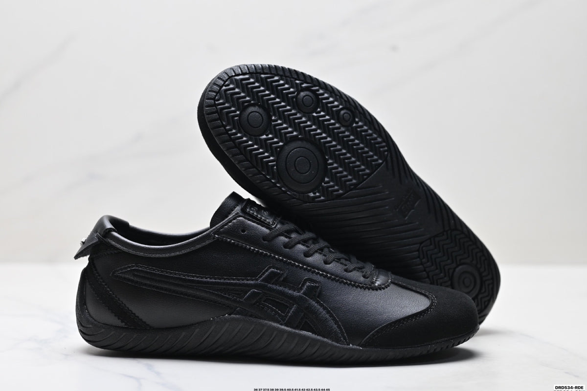 Onitsuka Tiger Low Profile Runner Black Tonal Unisex Shoes Style 36 detail view 6