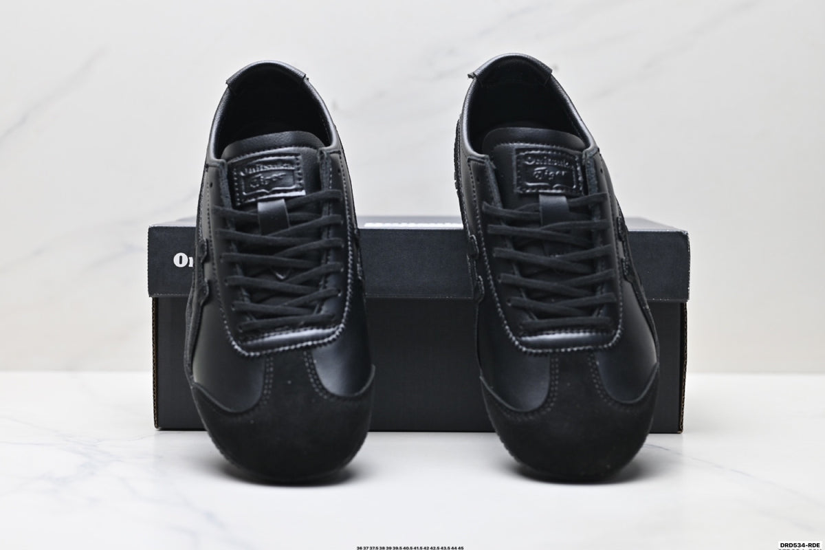 Onitsuka Tiger Low Profile Runner Black Tonal Unisex Shoes Style 36 detail view 8