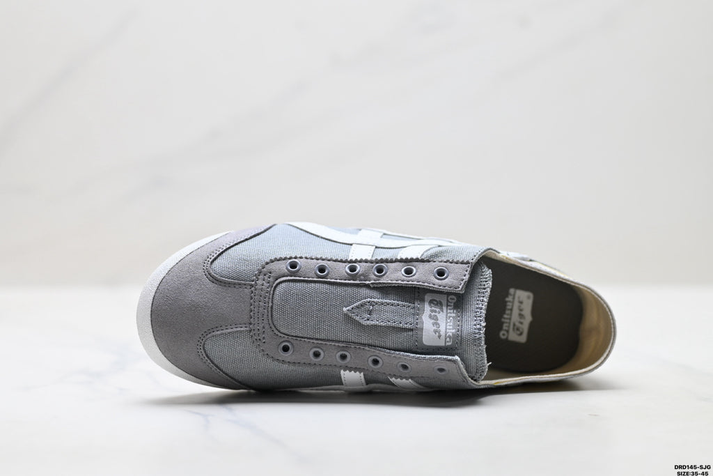Onitsuka Tiger Retro Low Top Gray White Unisex Shoes Style 05 detail view 3