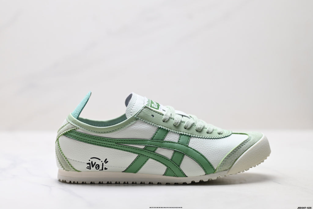 Onitsuka Tiger Retro Low Top Mint Green Unisex Shoes Style 12 detail view 2