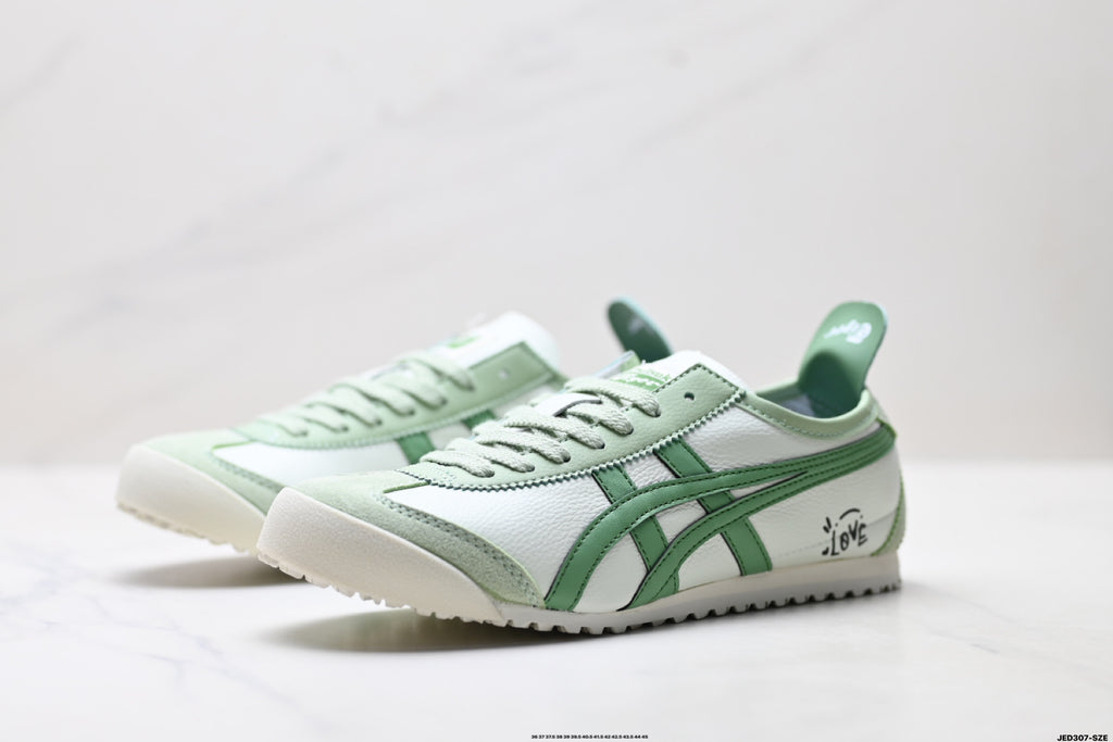 Onitsuka Tiger Retro Low Top Mint Green Unisex Shoes Style 12 detail view 5