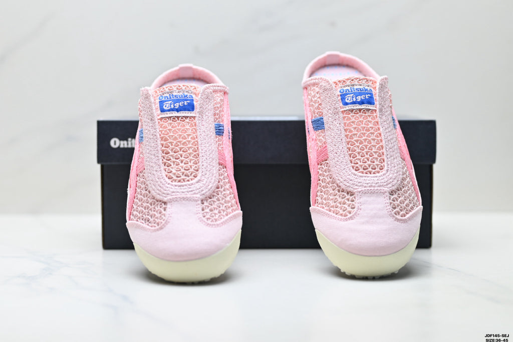 Onitsuka Tiger Retro Sabot Pink Mesh Multicolor Unisex Shoes Style 24 detail view 8