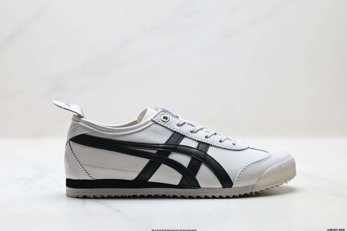 Onitsuka Tiger Retro Low Top White Black Unisex Shoes Style 09 detail view 2