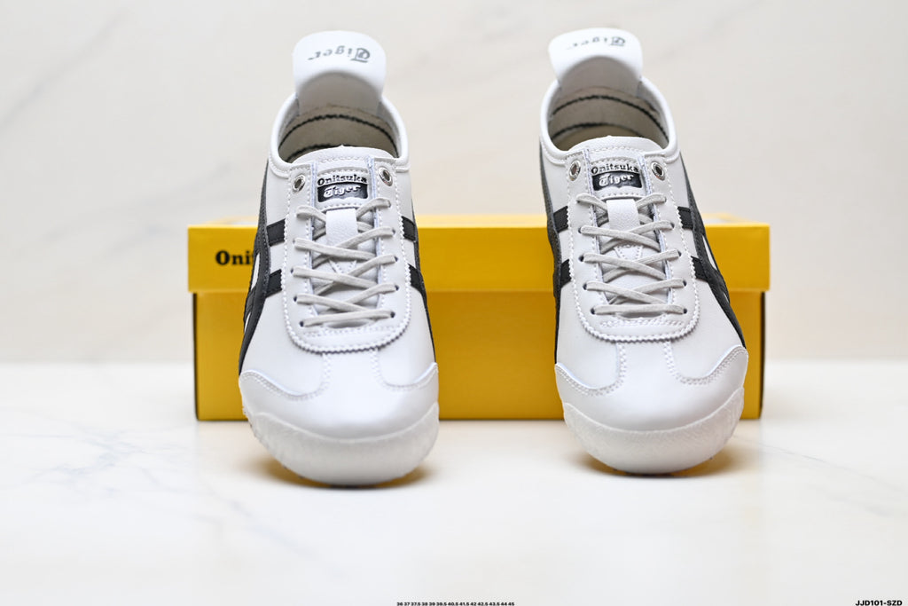 Onitsuka Tiger Retro Low Top White Black Unisex Shoes Style 09 detail view 8