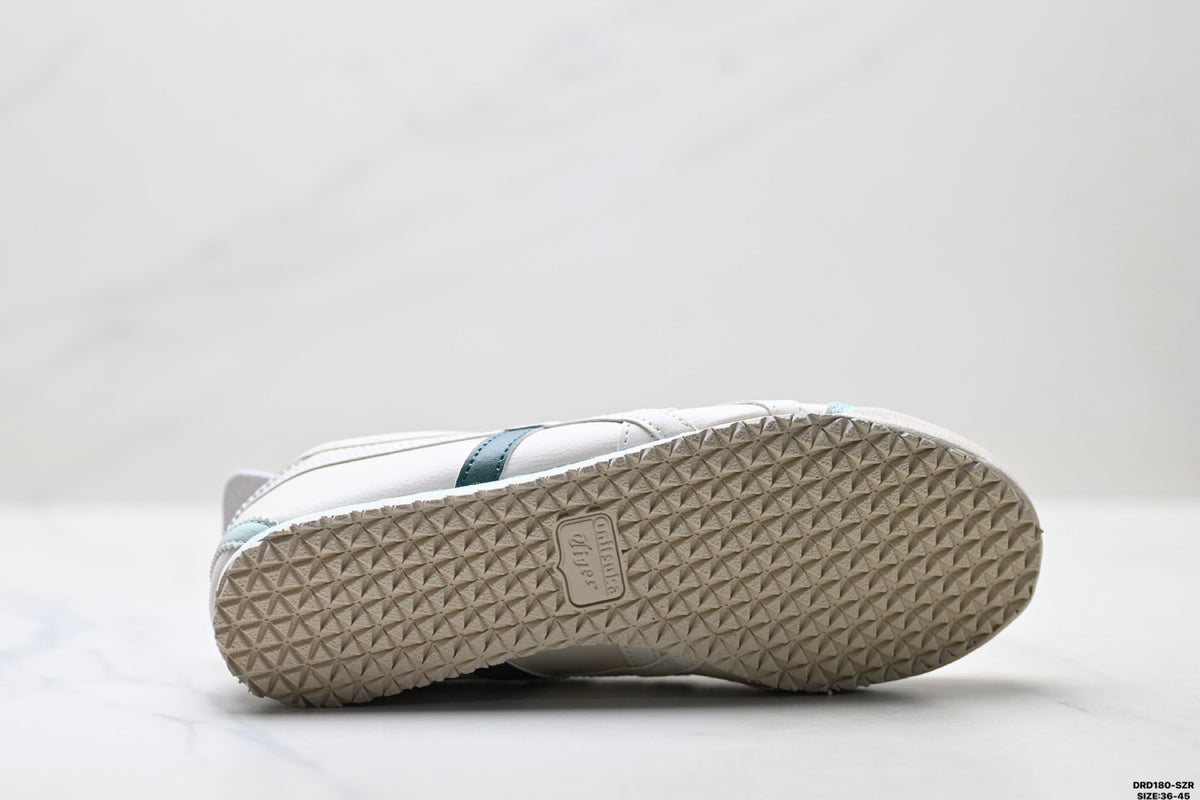 Onitsuka Tiger Retro Low Top White Light Blue Unisex Shoes Style 16 detail view 9