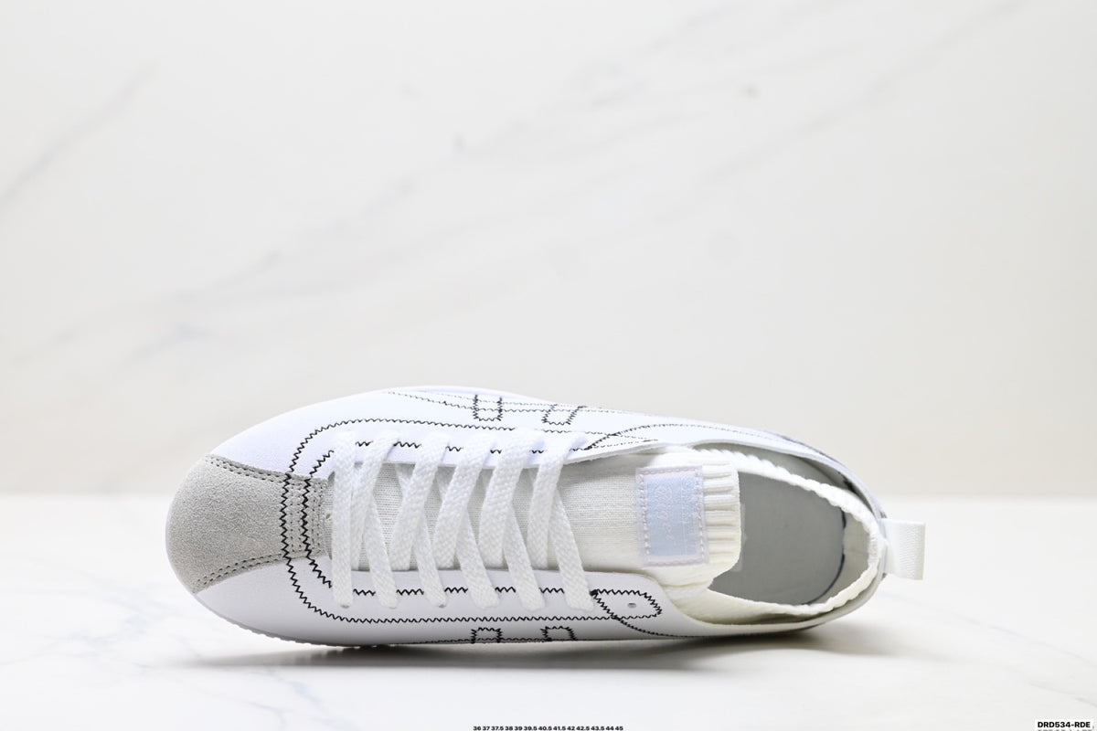 Onitsuka Tiger Low Profile Runner White Line Art Unisex Shoes Style 32 detail view 3