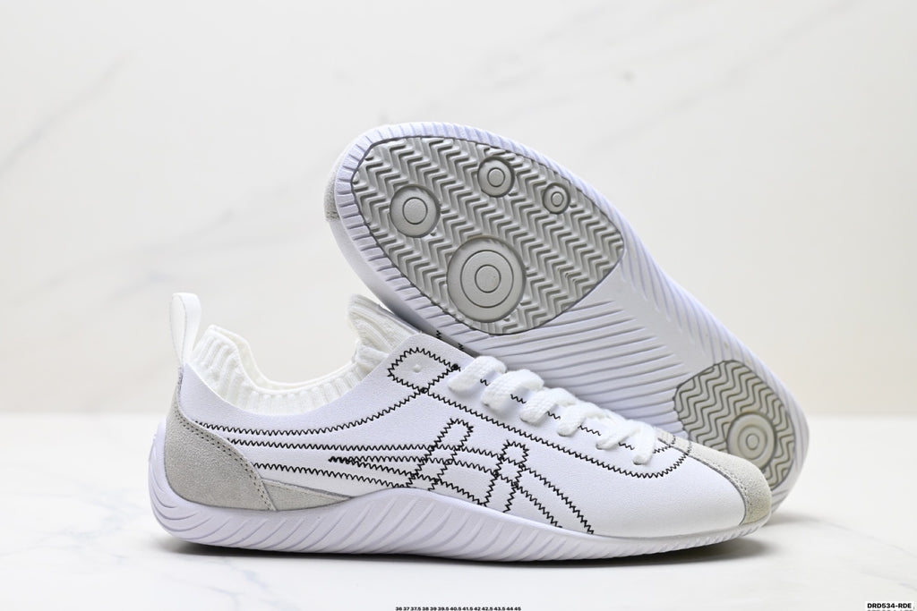 Onitsuka Tiger Low Profile Runner White Line Art Unisex Shoes Style 32 detail view 6