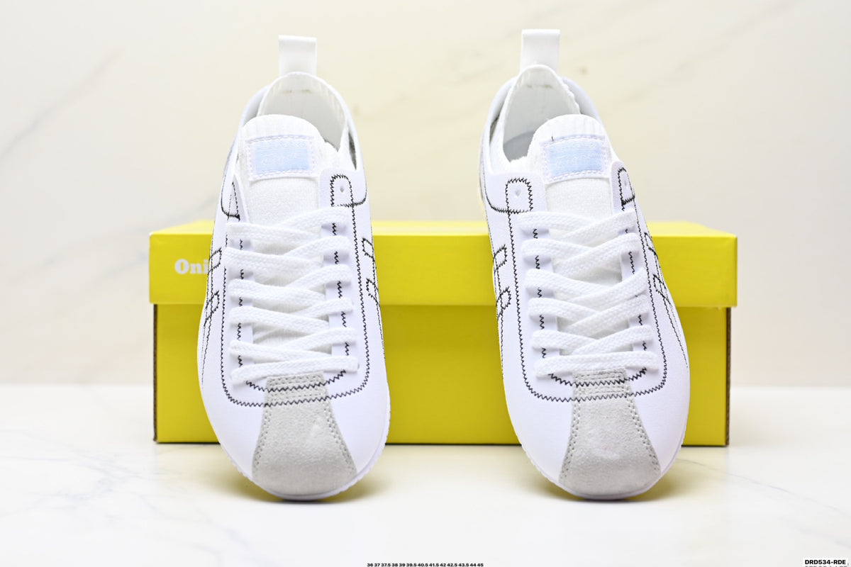 Onitsuka Tiger Low Profile Runner White Line Art Unisex Shoes Style 32 detail view 8