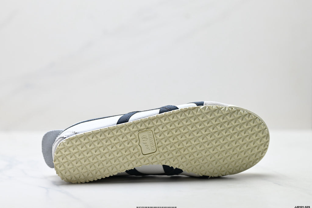 Onitsuka Tiger Retro Low Top White Navy Rope Lace Unisex Shoes Style 13 detail view 9