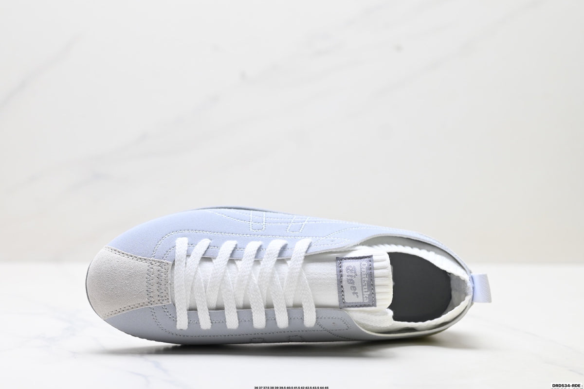 Onitsuka Tiger Low Profile Runner White Silver Unisex Shoes Style 31 detail view 3