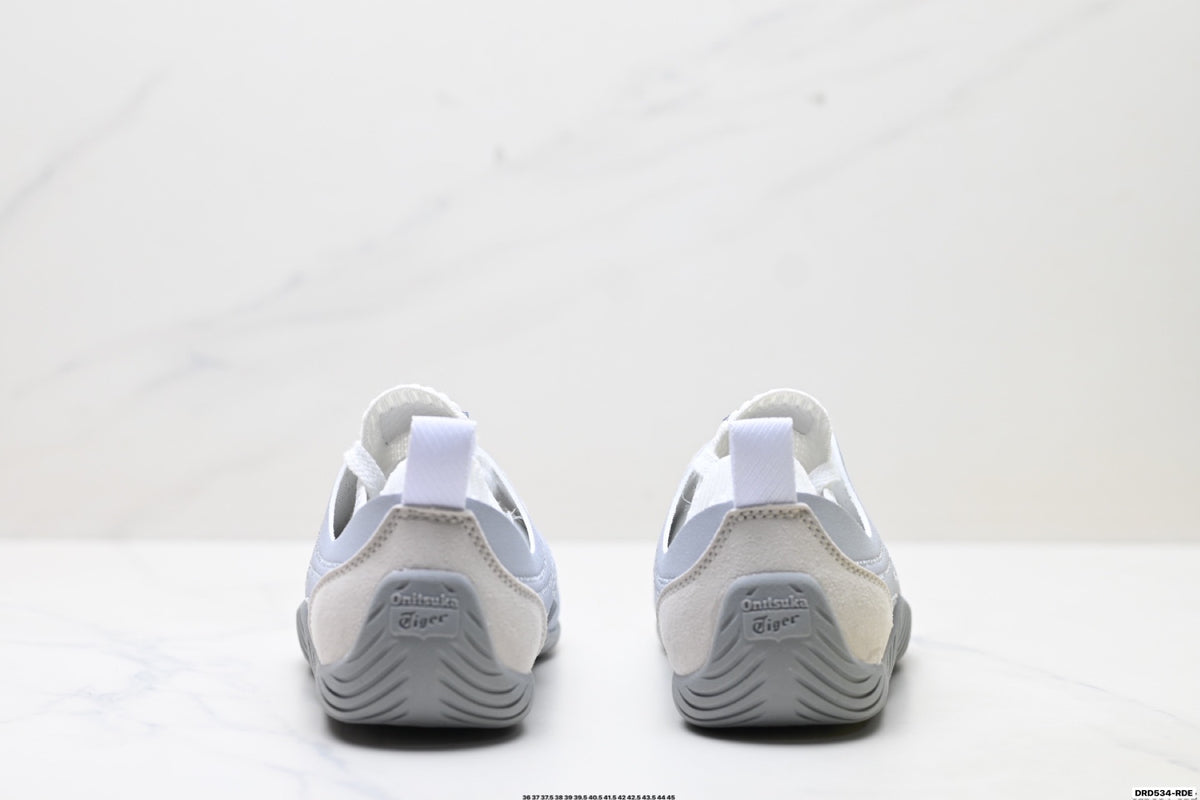 Onitsuka Tiger Low Profile Runner White Silver Unisex Shoes Style 31 detail view 7