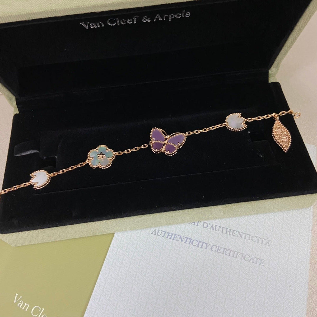 Van Cleef & Arpels Butterfly Bracelet detail 2