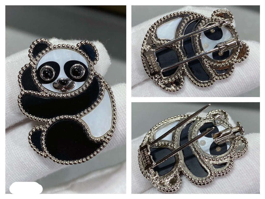 Van Cleef & Arpels Panda Brooch detail 3