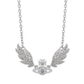 Vivienne Westwood Style Angel Wing Orb Necklace