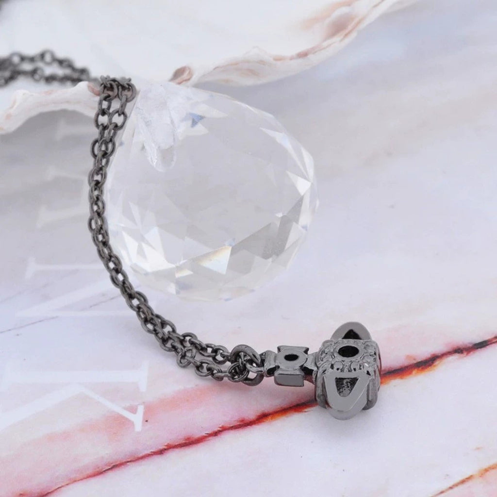 Vivienne Westwood Style Crystal Orb Choker Necklace detail 2