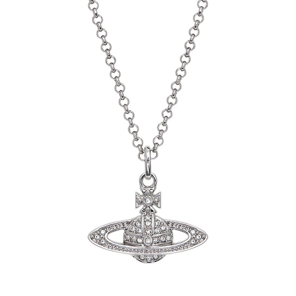 Vivienne Westwood Style Layered Chain Orb Necklace detail 4