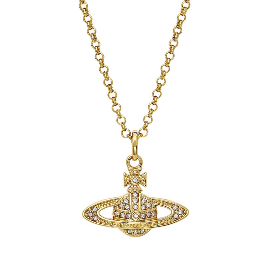 Vivienne Westwood Style Layered Chain Orb Necklace detail 6