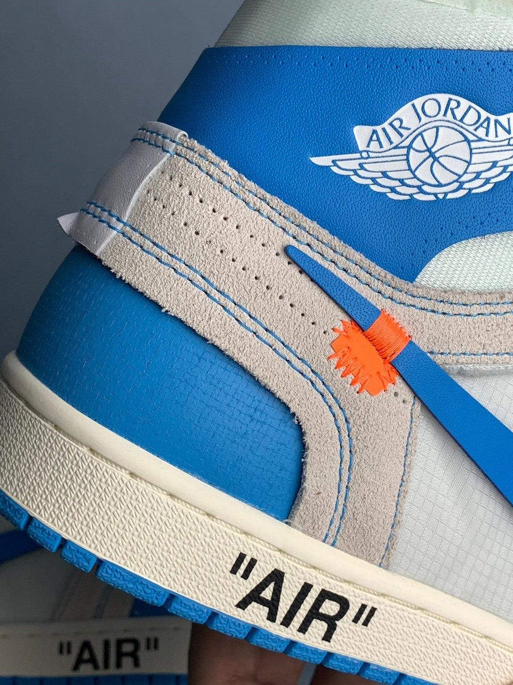 Air Jordan 1 High OW Collaboration Unisex Sneakers AQ0818-148 detail view 6