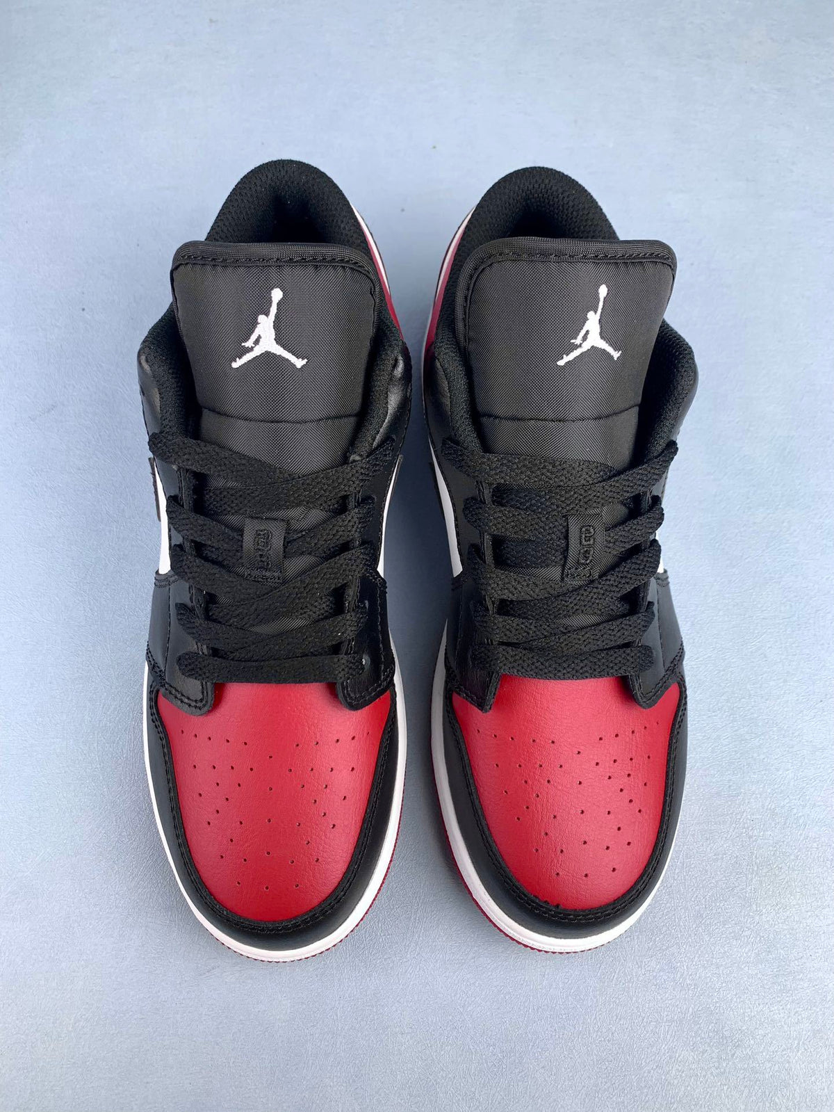 Air Jordan 1 Low Black/Red Toe 553558-161, 553560-612 Unisex Sneakers detail view 4