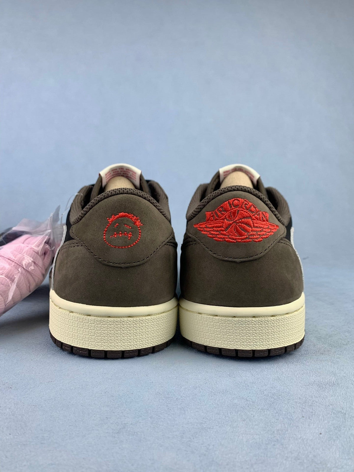 Air Jordan 1 Low Black-Brown Reverse Swoosh Unisex Sneakers CQ4277-001 detail view 6