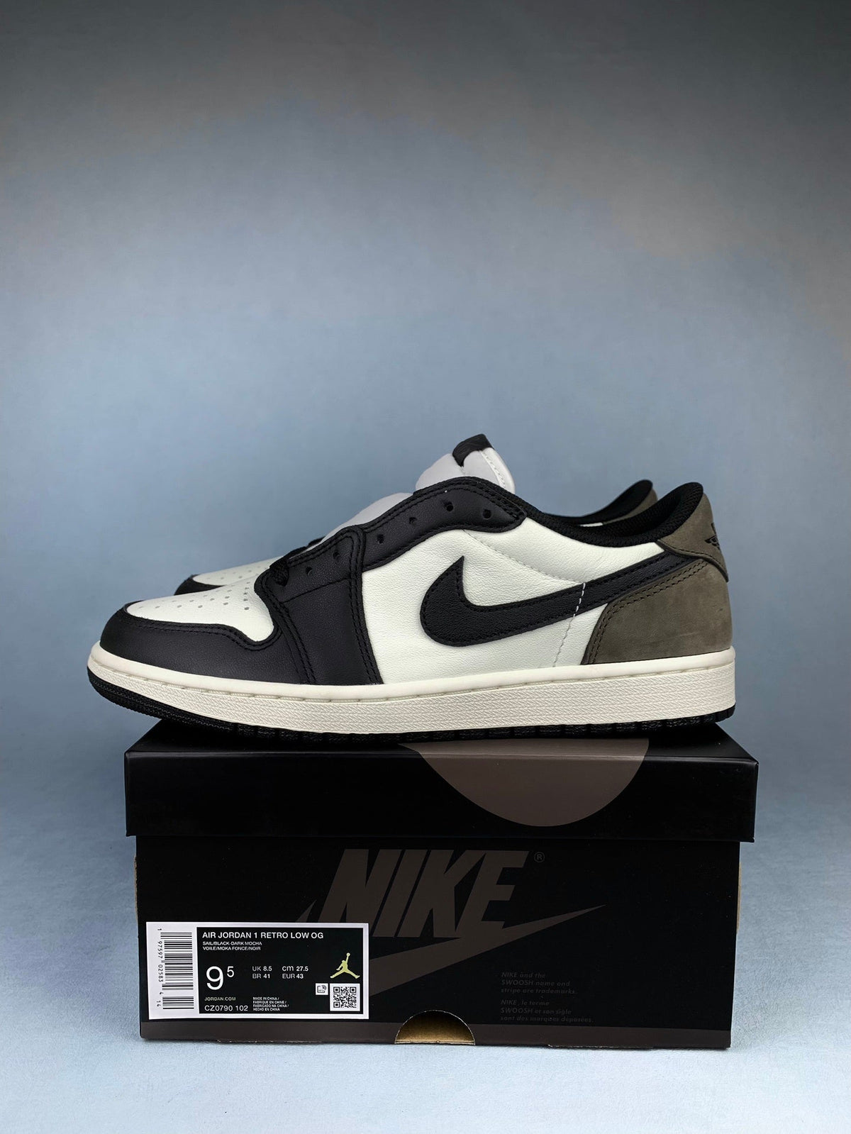 Air Jordan 1 Low Mocha Unisex Sneakers CZ0790-102 detail view 2