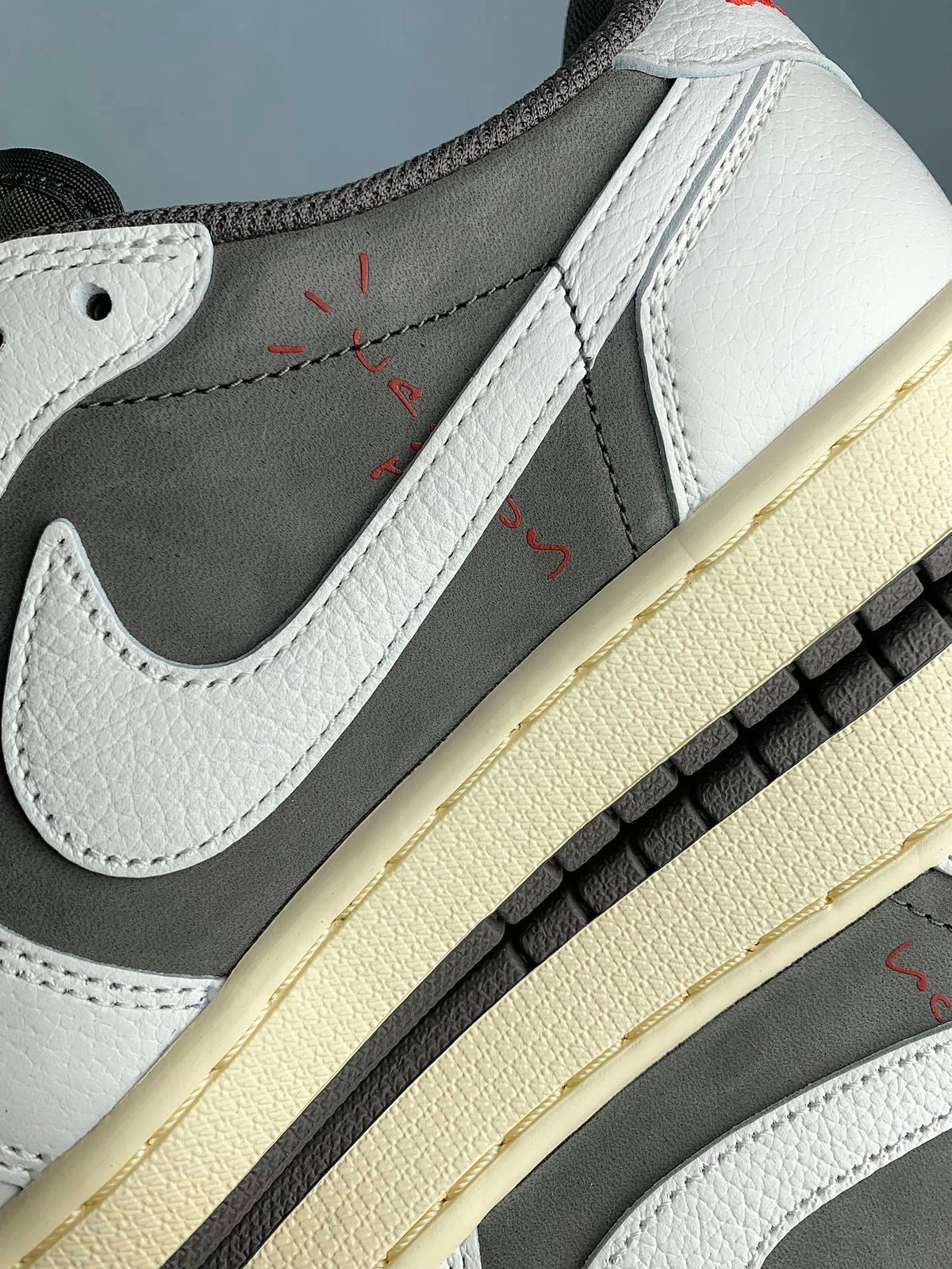 Air Jordan 1 Low White Zongzi 4.0 Unisex Sneakers DM7866-162 detail view 6