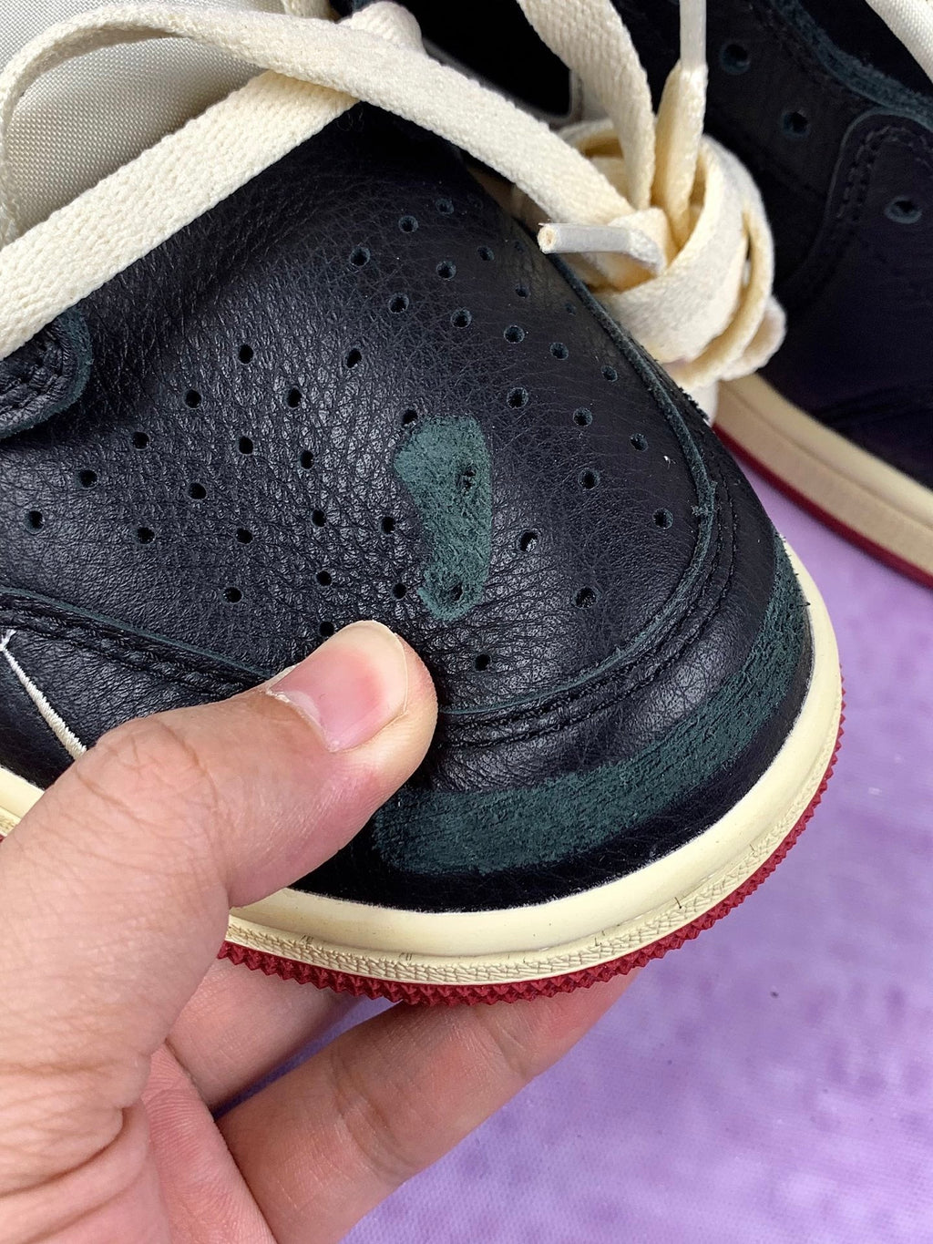 Air Jordan 1 Low Better With Time Collaboration Unisex Sneakers IB8958-001 detail view 7