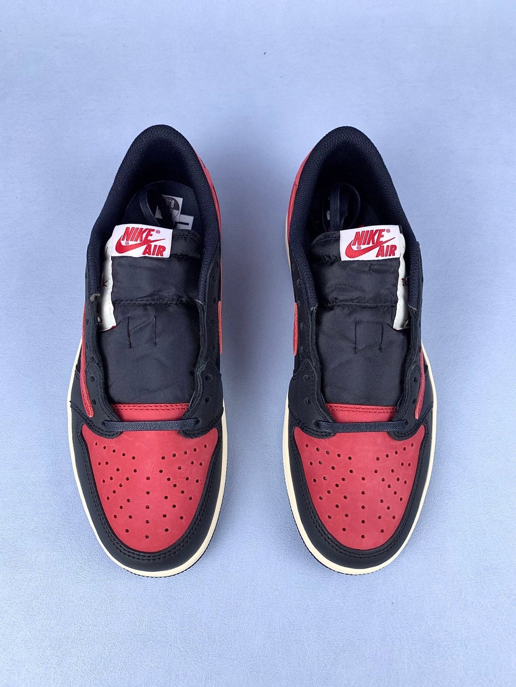 Air Jordan 1 Low TS Black/Red Unisex Sneakers DM7866-061 detail view 4