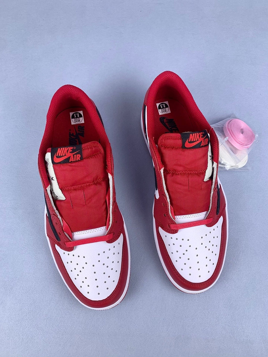 Air Jordan 1 Low Chicago Black/Red Unisex Sneakers DM7866-101 detail view 4