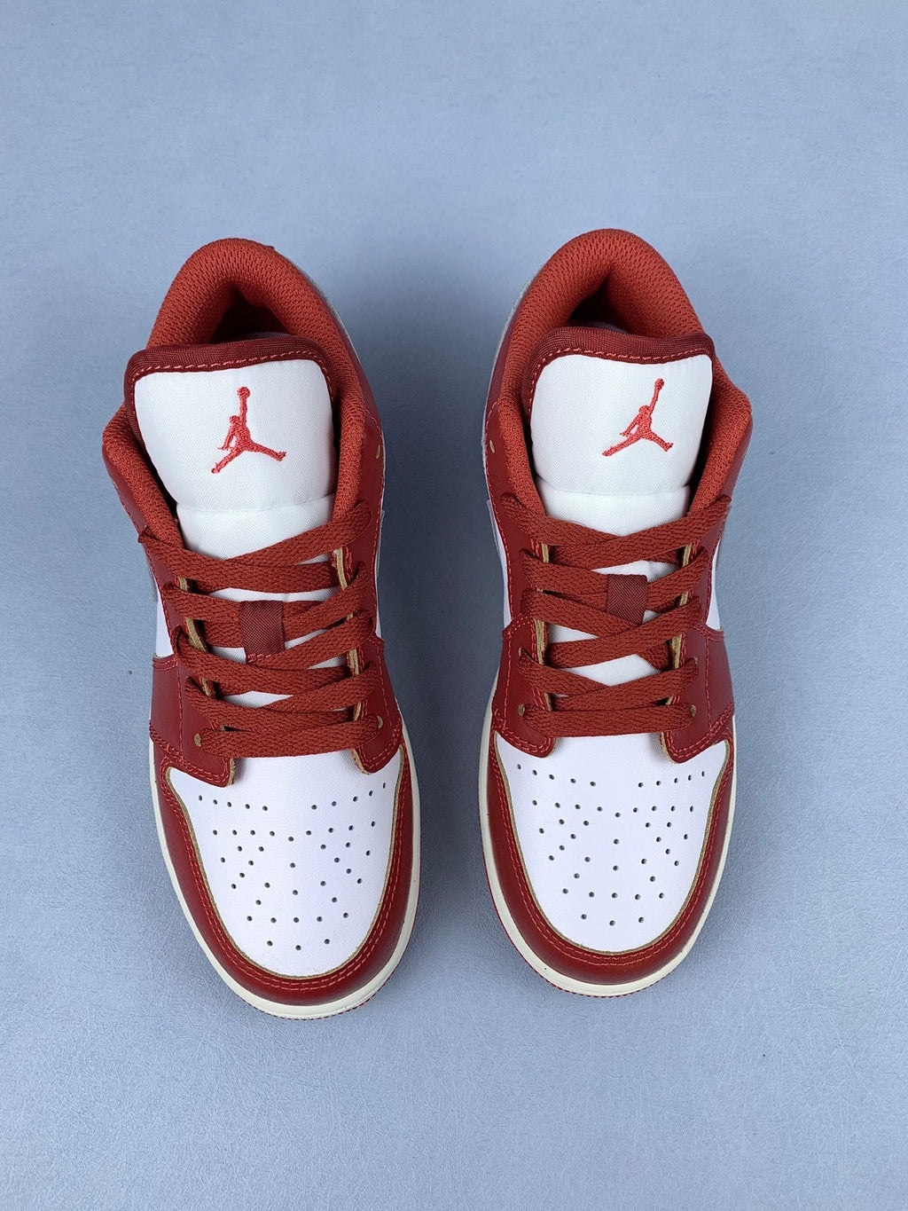 Air Jordan 1 Low Dune Red Unisex Sneakers FJ3465-160 detail view 4