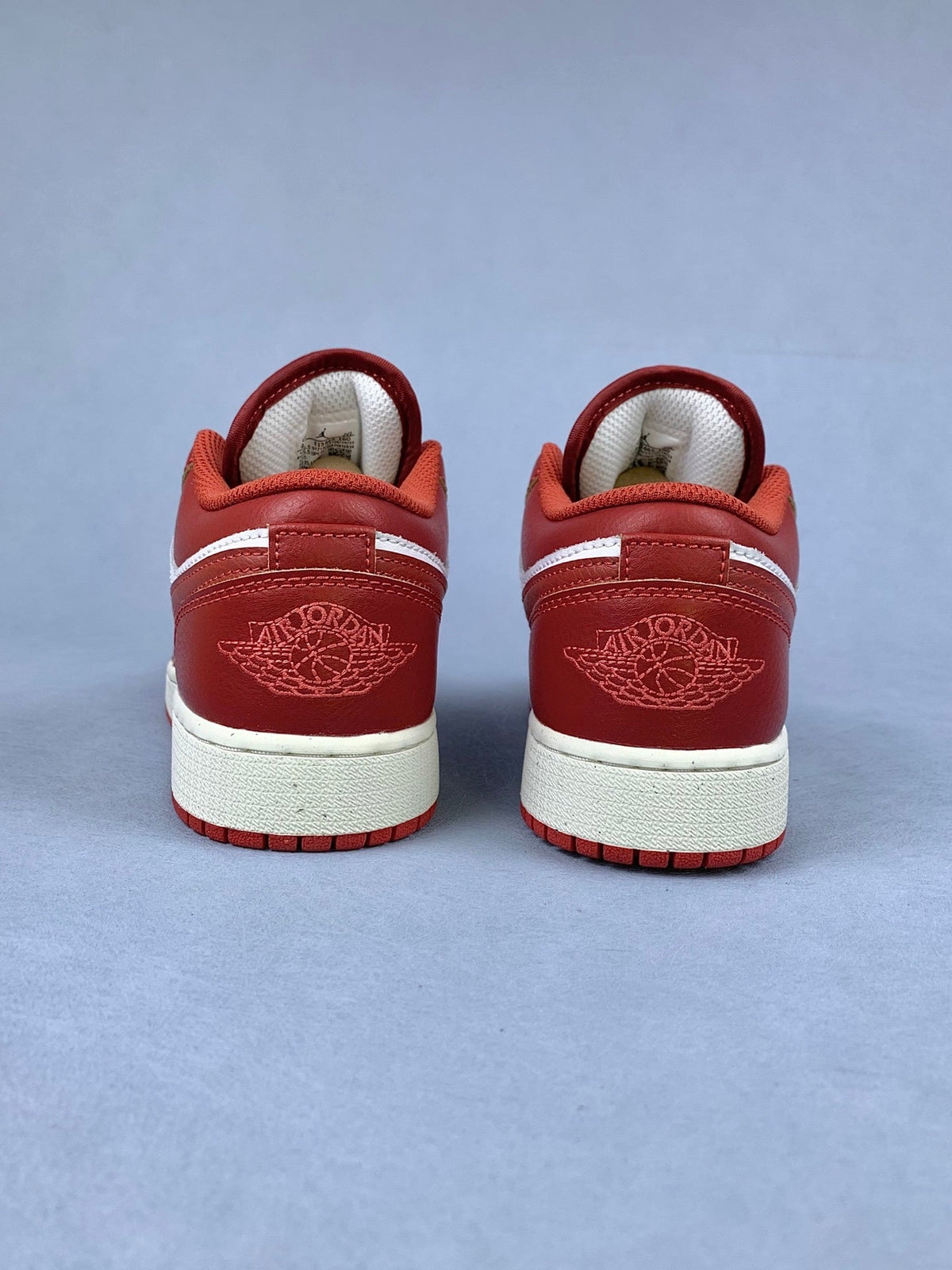 Air Jordan 1 Low Dune Red Unisex Sneakers FJ3465-160 detail view 5