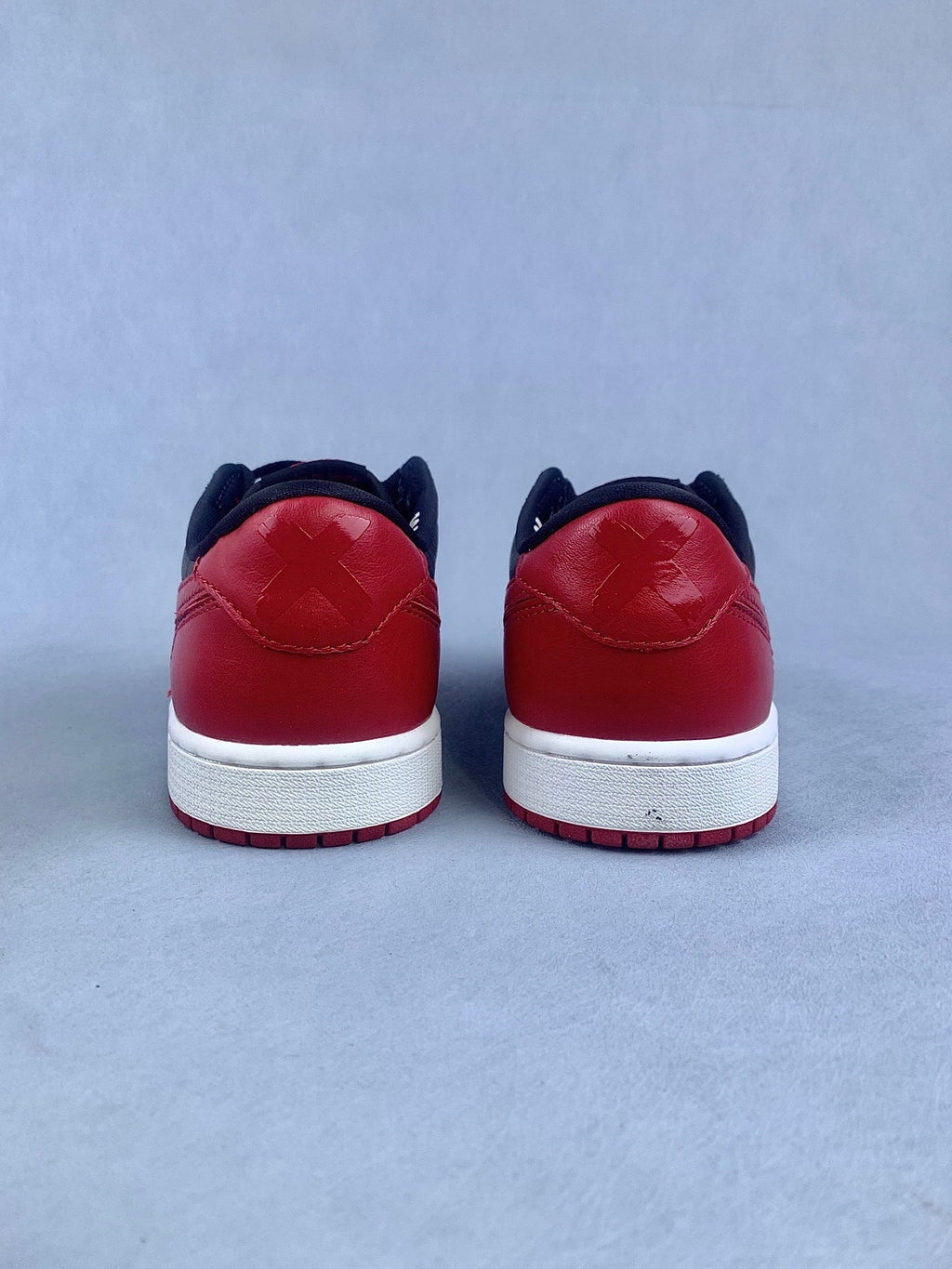 Air Jordan 1 Low Banned Black/Red Unisex Sneakers IW6276-001 detail view 5