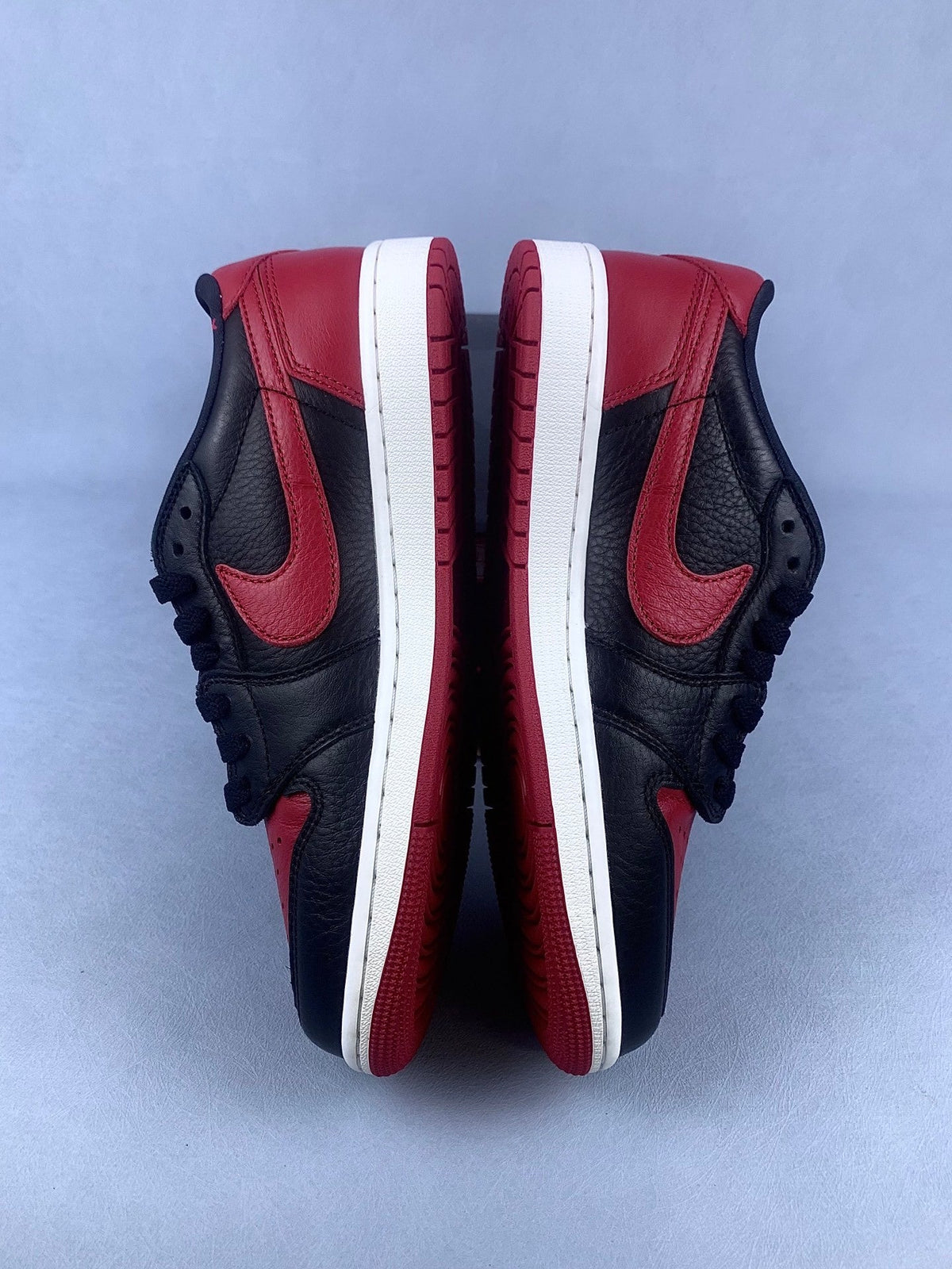 Air Jordan 1 Low Banned Black/Red Unisex Sneakers IW6276-001 detail view 3